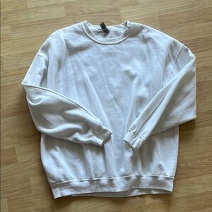 White crew neck